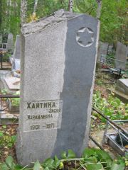 Хайтина Зисля Израилевна, Екатеринбург, Северное кладбище