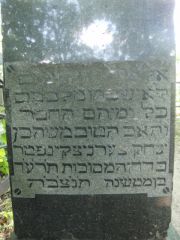Черницкий Моше Исаакович, Калуга, Еврейское кладбище