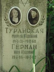 Туранская Мария Юдовна, Калуга, Еврейское кладбище