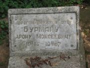 Бурман Арон Моисеевич, Калуга, Еврейское кладбище