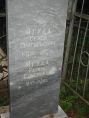 Ягуда Рахиль Семеновна, Казань, Арское кладбище