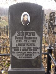 Эфрус Раиса Наумовна, Киев, Байковое кладбище