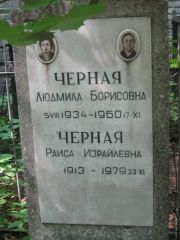 Черная Людмила Борисовна, Москва, Малаховское кладбище