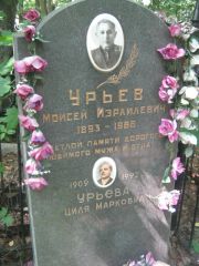 Урьев Моисей Израилевич, Москва, Малаховское кладбище