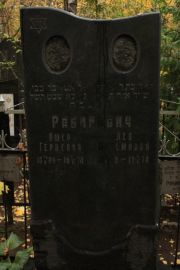 Рабинович Ошер Герцевич, Москва, Малаховское кладбище