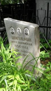 Шпигельман Цирля Шулимовна, Москва, Малаховское кладбище