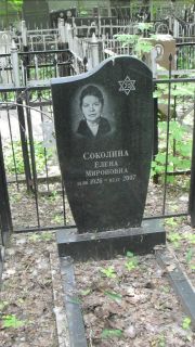 Соколина Елена Мироновна, Москва, Малаховское кладбище