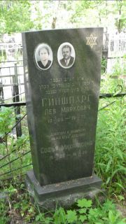 Гиншпарг Лев Маркович, Москва, Малаховское кладбище