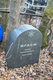 Яглом Илья Исаакович, Москва, Малаховское кладбище
