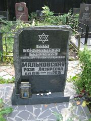 Мальковская Роза Лазаревна, Москва, Салтыковское кладбище