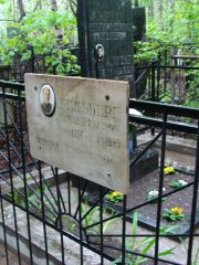 Гельберг Семен Ефимович, Москва, Востряковское кладбище