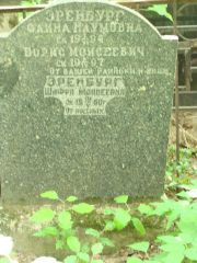 Эренбург Фаина Наумовна, Москва, Востряковское кладбище