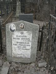 Шаензон Михаил Шикович, Москва, Востряковское кладбище