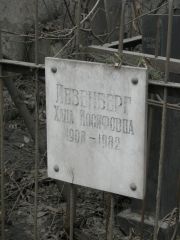 Левенберг Хана Иосифовна, Москва, Востряковское кладбище