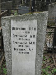 Гринбаум Д. И., Москва, Востряковское кладбище