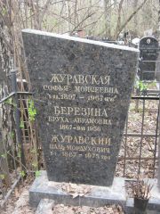 Березина Бруха Абрамовна, Москва, Востряковское кладбище