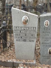 Бабичкова Фаня Михайловна, Москва, Востряковское кладбище