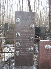 Ставинский Илья Моисеевич, Москва, Востряковское кладбище