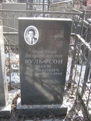 Вульфсон Наум Исаакович, Москва, Востряковское кладбище