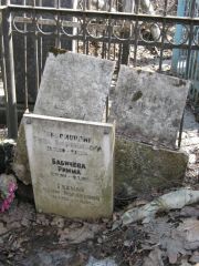 Черномордик Рива Афроимовна, Москва, Востряковское кладбище