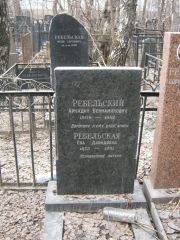 Ребельский Аркадий Вениаминович, Москва, Востряковское кладбище