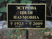 Эстрова Циля Наумовна, Москва, Востряковское кладбище