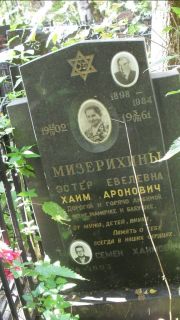 Мизерихина Эстер Евелевна, Москва, Востряковское кладбище