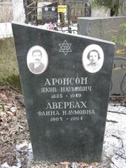 Аронский Яков Наумович, Москва, Востряковское кладбище