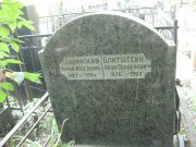 Блитштейн Арон Сенедерович, Москва, Востряковское кладбище