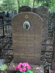 Медведский Е. С., Москва, Востряковское кладбище