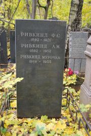 Ривкинд Ф. С., Москва, Востряковское кладбище
