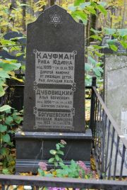 Дубовицкий Илья Борисович, Москва, Востряковское кладбище