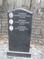 Данилова Белла Мардуховна, Москва, Востряковское кладбище