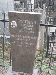 Рутман Михаил Ильич, Москва, Востряковское кладбище
