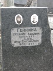 Генкинд Цецилия Львовна, Москва, Востряковское кладбище