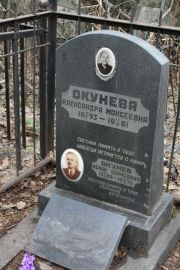 Окунева Александра Моисеевна, Москва, Востряковское кладбище