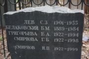 Смирнова Г. Б., Москва, Востряковское кладбище