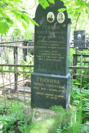 Генкин Моисей Исаакович, Москва, Востряковское кладбище