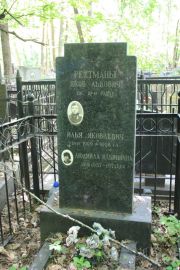 Рехтман Яков Львович, Москва, Востряковское кладбище