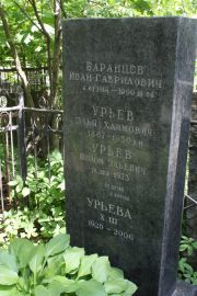 Баранцев Иван Гаврилович, Москва, Востряковское кладбище