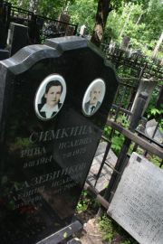 Симкина Рива Исаевна, Москва, Востряковское кладбище