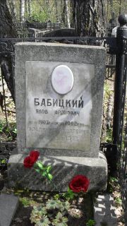 Бабицкий Яков Аронович, Москва, Востряковское кладбище
