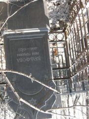 Вульфова Люба Гершовна, Москва, Востряковское кладбище