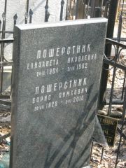Пошерстник Елизавета Яковлевна, Москва, Востряковское кладбище