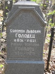 Голодец Соломон Львович, Москва, Востряковское кладбище