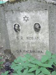 Новак Б. Я., Москва, Востряковское кладбище