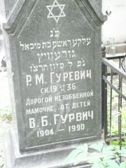 Гурвич В. Б., Москва, Востряковское кладбище