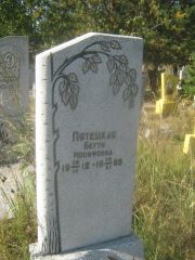 Пятецкая Бетти Иосифовна, Пермь, Северное кладбище