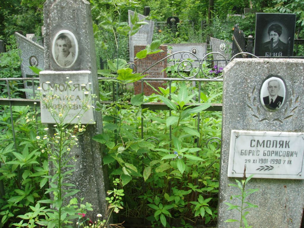 Смоляк Борис Борисович, Полтава, Еврейское кладбище