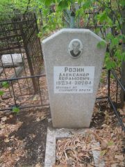 Розин Александр Абрамович, Самара, Городское кладбище